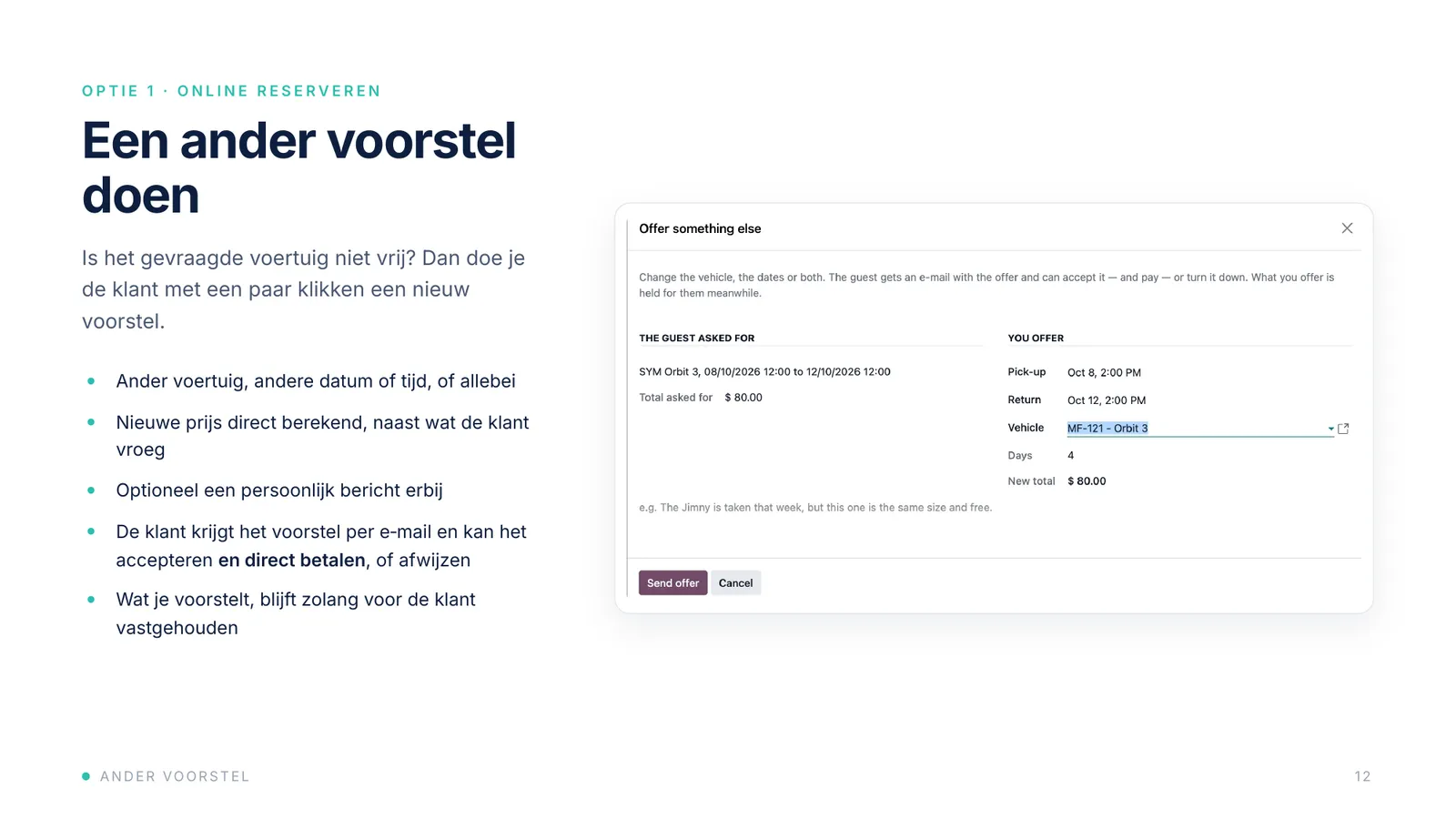 Voertuigverhuur in Odoo, pagina 12 van 25